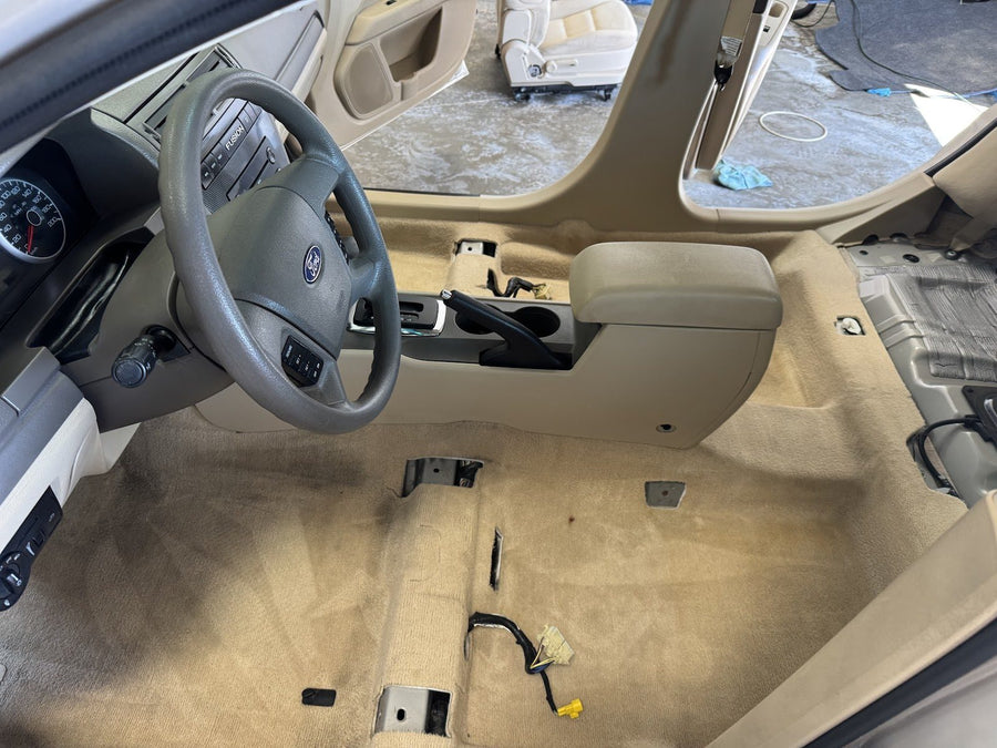 Interior restoration in progress